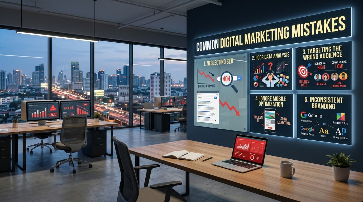 10 Digital Marketing Mistakes That Kill Your Online Growth digital marketing mistakes