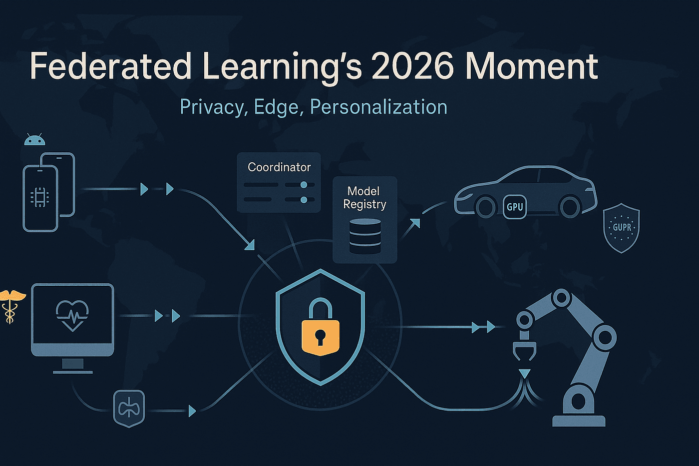 Federated Learning Enterprise Adoption: Your 2026 Playbook Federated Learning enterprise adoption — editorial concept illustration for Oracron Digital